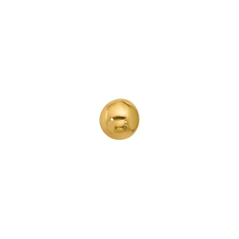 Ball Nose Stud in 14K Yellow Gold, 22 Gauge – Image 3 of 3