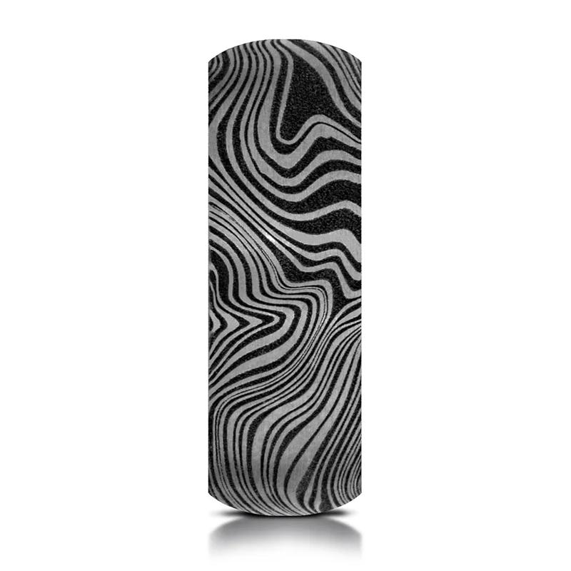 Men&rsquo;s Tantalum Ring with Marbled Tamascus Design, 6.5MM – Image 3 of 3