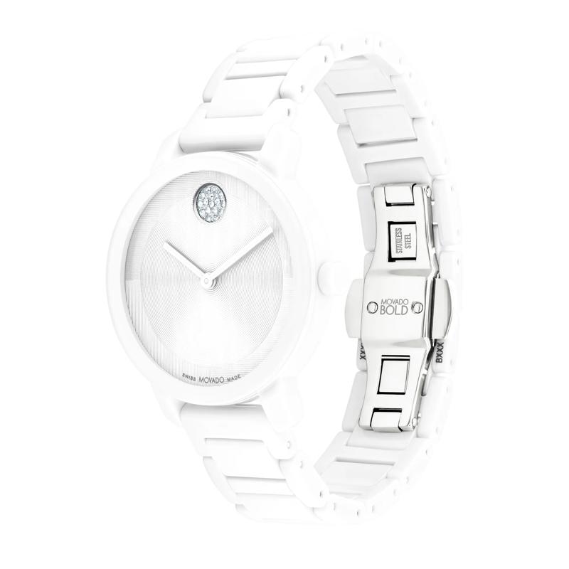Ladies&#39; Evolution 2.0 Watch White Ceramic, 34MM – Image 2 of 3