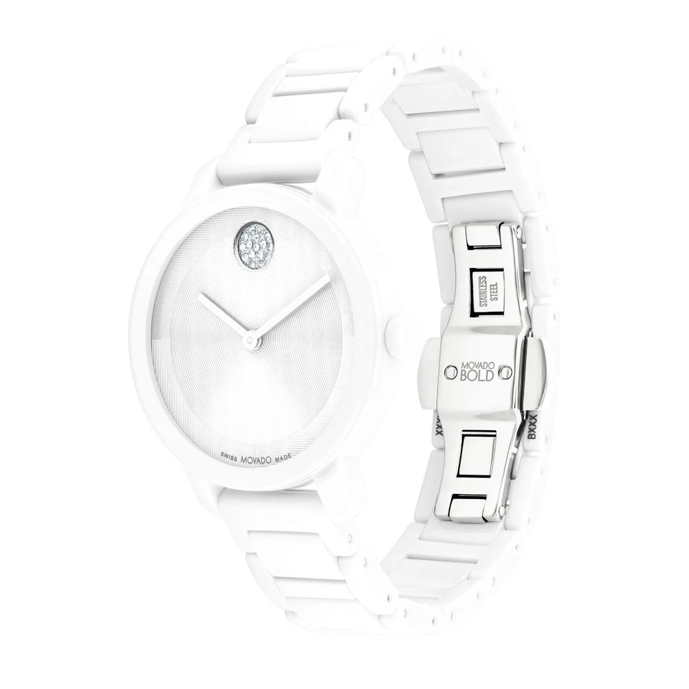 Ladies' Evolution 2.0 Watch White Ceramic, 34MM – Image 2 of 3