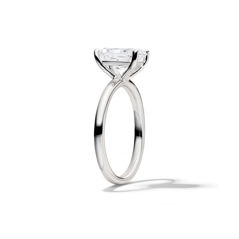 Lab Grown Diamond Radiant-Cut Solitaire Ring in Platinum (2 ct.) – Image 3 of 4