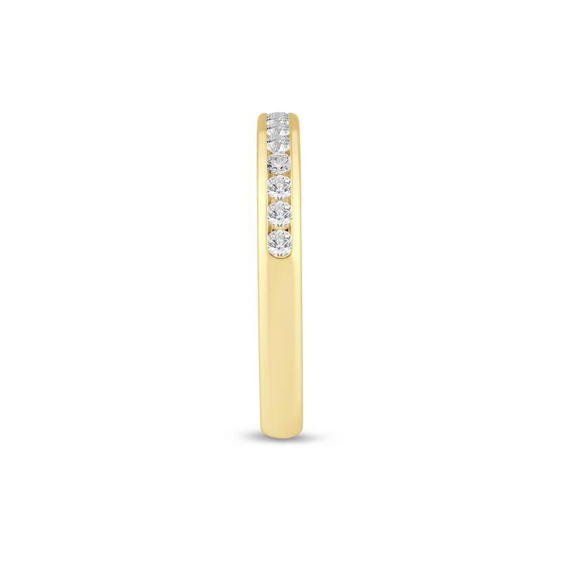 Lab Grown Diamond Channel-Set Band in 14K Yellow Gold &#40;1/4 ct. tw.&#41; – Image 3 of 3
