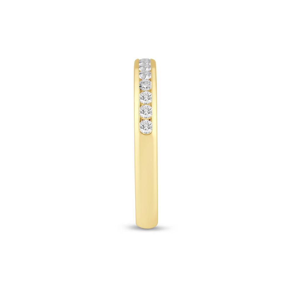 Lab Grown Diamond Channel-Set Band in 14K Yellow Gold (1/4 ct. tw.) – Image 3 of 3