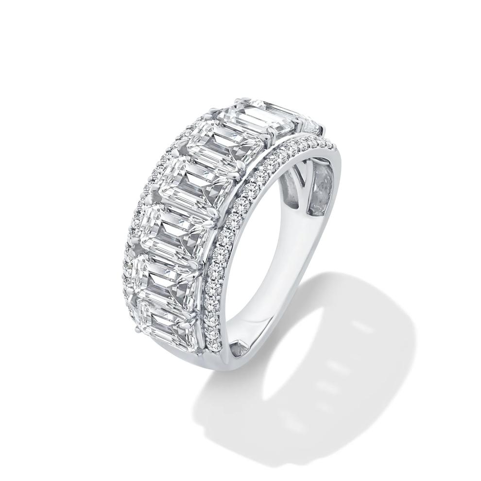 Lab Grown Diamond Anniversary Band in 14K White Gold (5 1/4 ct. tw.) – Image 4 of 4
