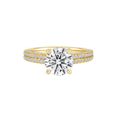 Morgan Lab Grown Diamond Engagement Ring in 14K Yellow Gold (2 7/8 ct. tw.)