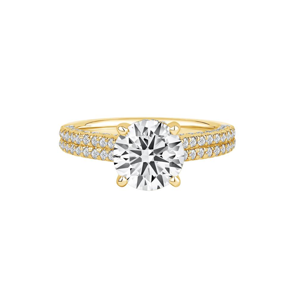 Morgan Lab Grown Diamond Engagement Ring in 14K Yellow Gold (2 7/8 ct. tw.) – Image 1 of 4