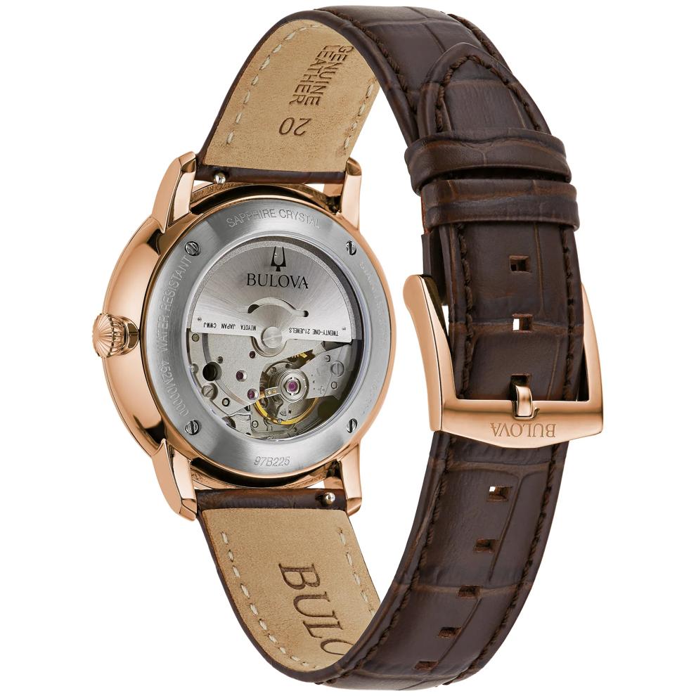Men's Hudson Watch in Brown Leather – Image 3 of 3