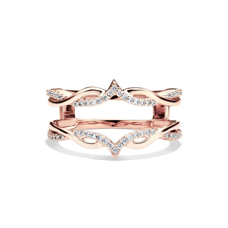 1/5 ct. tw. Diamond Ring Enhancer in 10K Rose Gold – Image 1 of 4