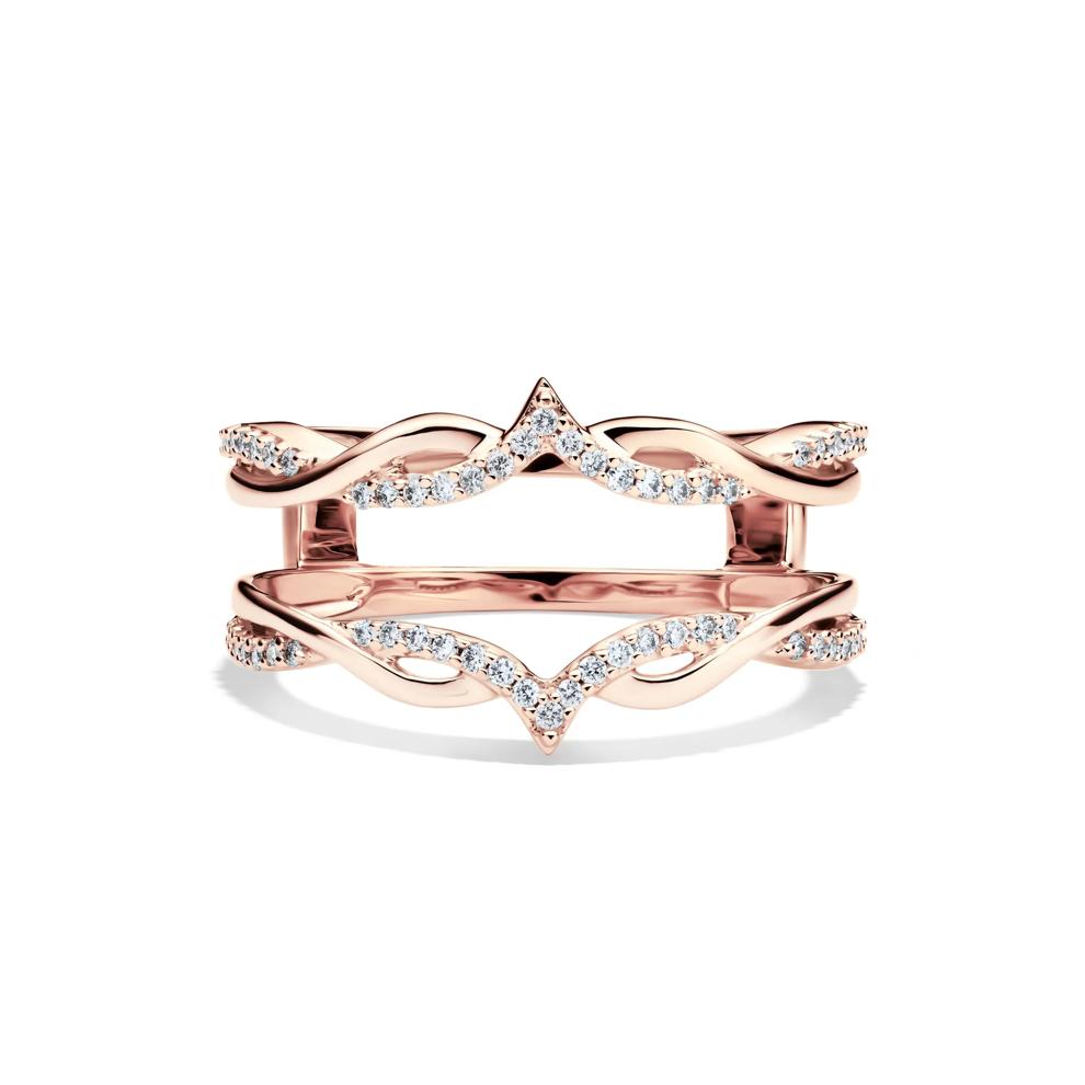 1/5 ct. tw. Diamond Ring Enhancer in 10K Rose Gold – Image 1 of 4