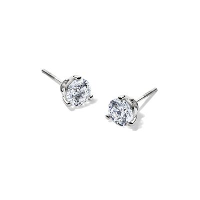 Lab Grown Diamond Martini Stud Earrings in 14K Gold