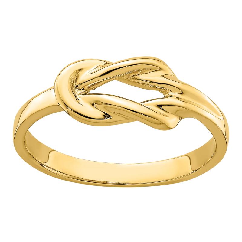 Knot Ring in 14K Yellow Gold – Image 1 of 2