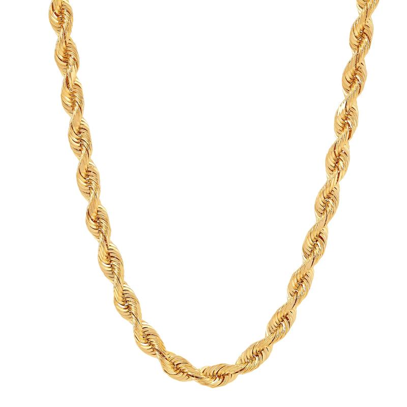 Silk Rope Chain in 14K Yellow Gold, 4.3MM, 20&rdquo; – Image 1 of 3