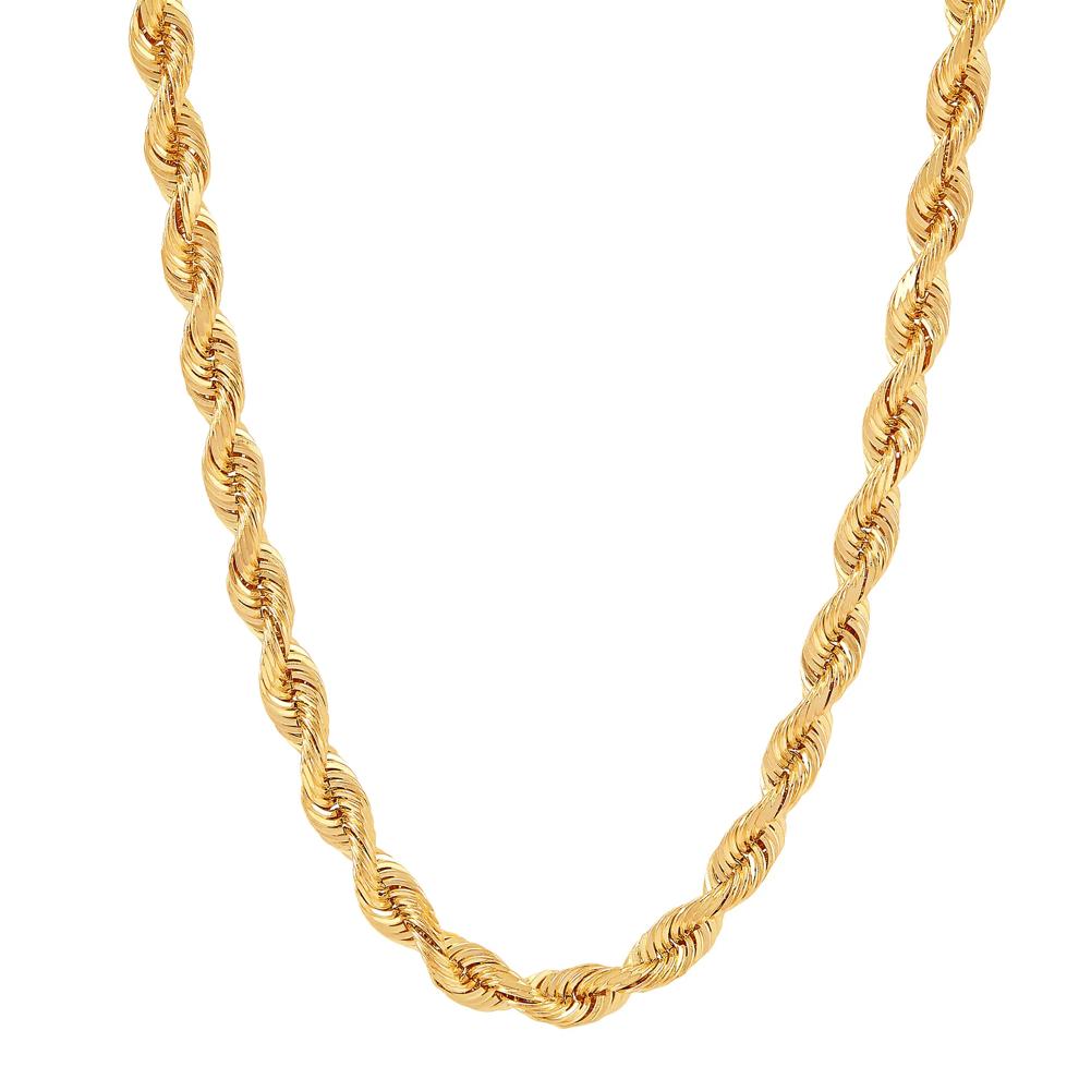 Silk Rope Chain in 14K Yellow Gold, 4.3MM, 20&rdquo; – Image 1 of 3