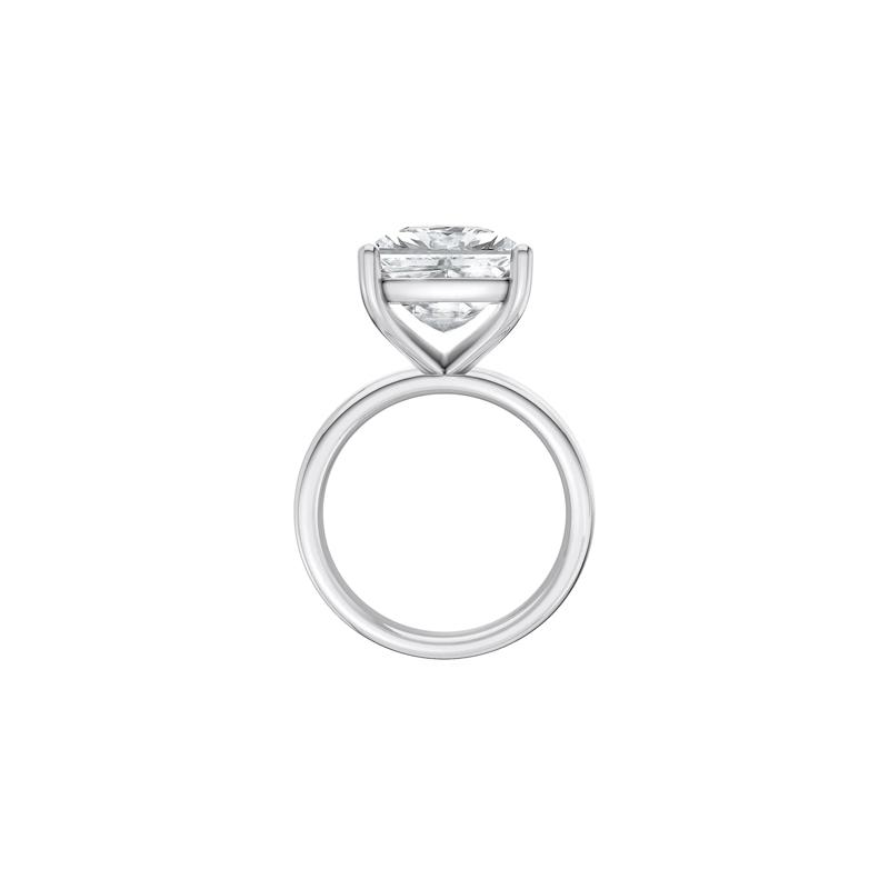 Lab Grown Diamond Elongated Cushion-Cut Engagement Ring in 14K White Gold &#40;9 ct. tw.&#41; – Image 2 of 4