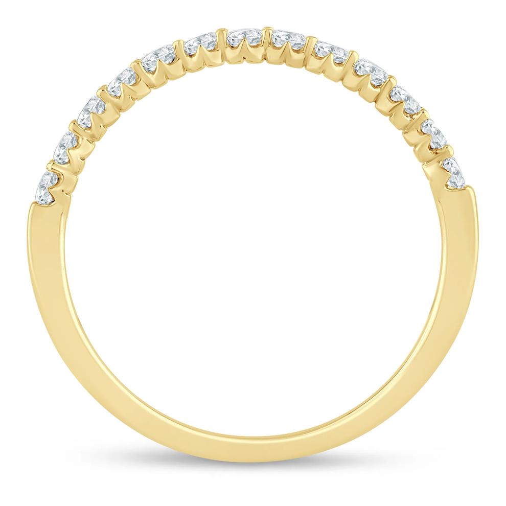 Lab Grown Diamond Anniversary Band in 10K Yellow Gold (1/3 ct. tw.) – Image 2 of 3