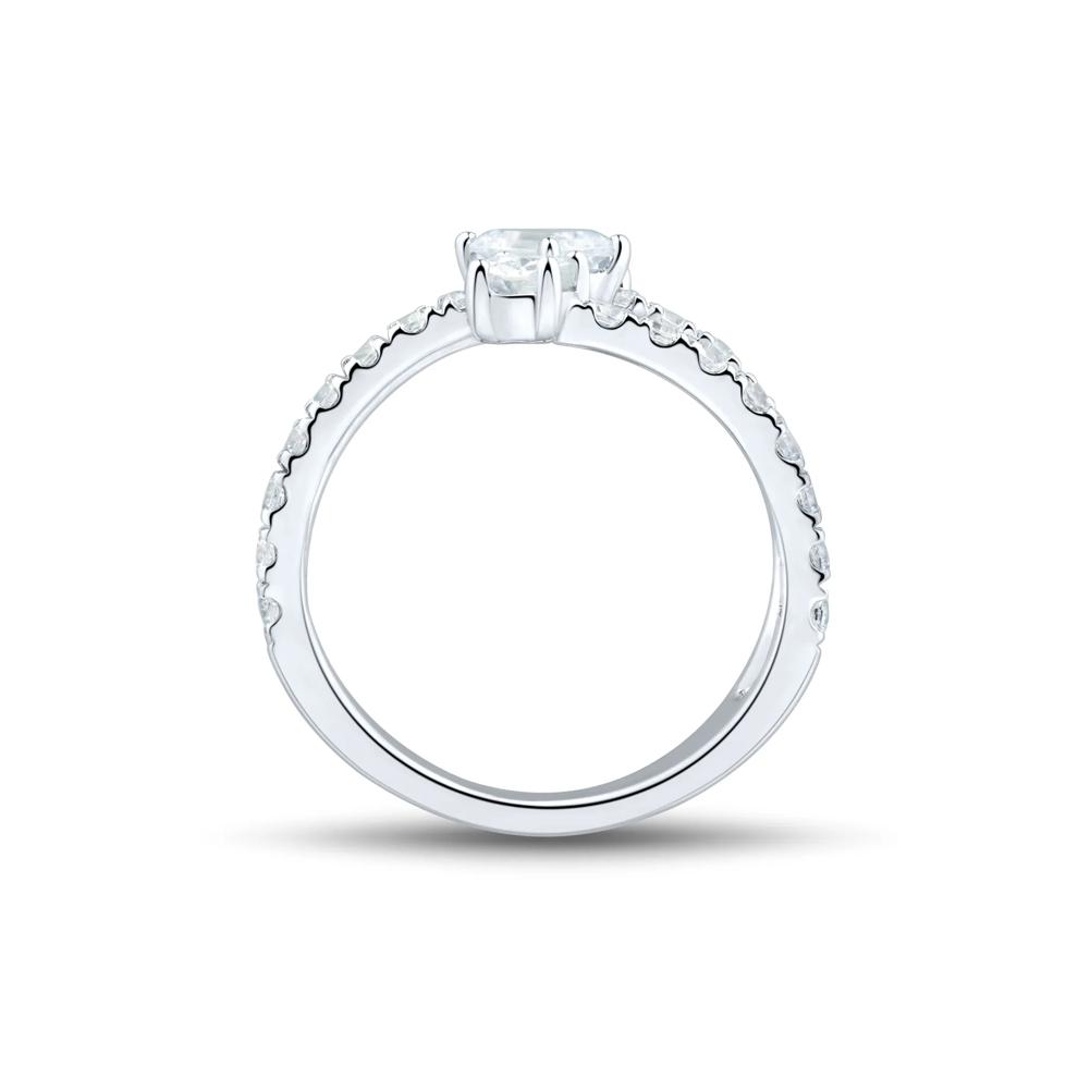 Lab Grown Diamond Three-Row Orbit Ring in 14K White Gold (1 3/4 ct. tw.) – Image 2 of 3