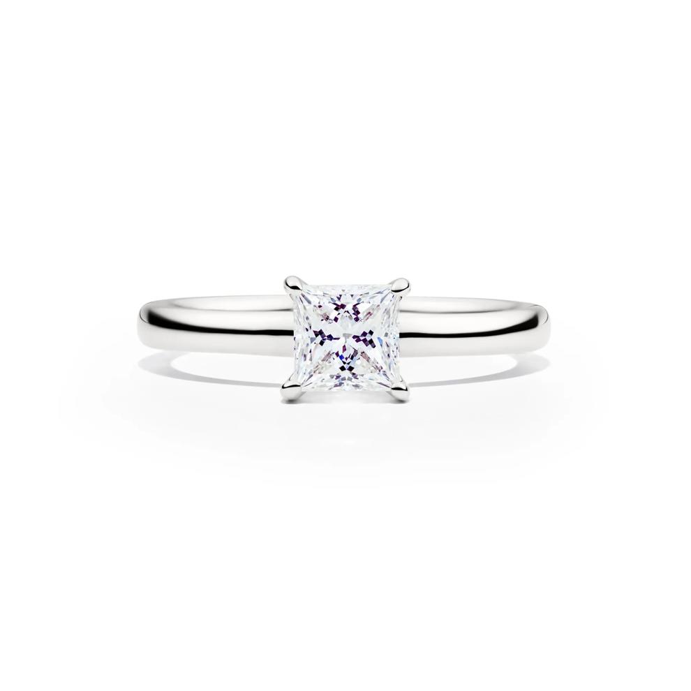 Diamond Princess-Cut Solitaire Engagement Ring in 14K White Gold (3/4 ct.) – Image 1 of 5