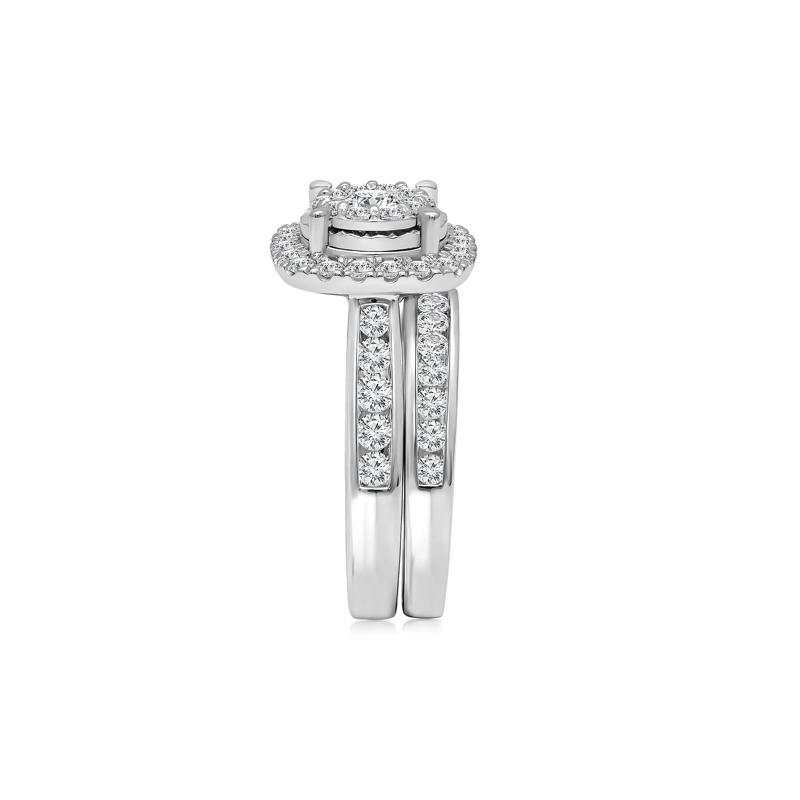 Lab Grown Diamond Composite Center Engagement Set in 10K White Gold &#40;2 ct. tw.&#41; – Image 3 of 3