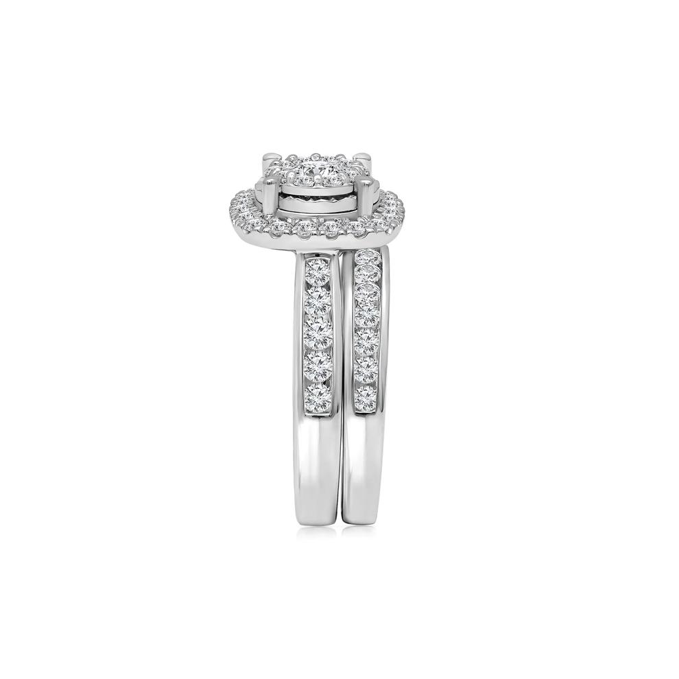 Lab Grown Diamond Composite Center Engagement Set in 10K White Gold (2 ct. tw.) – Image 3 of 3