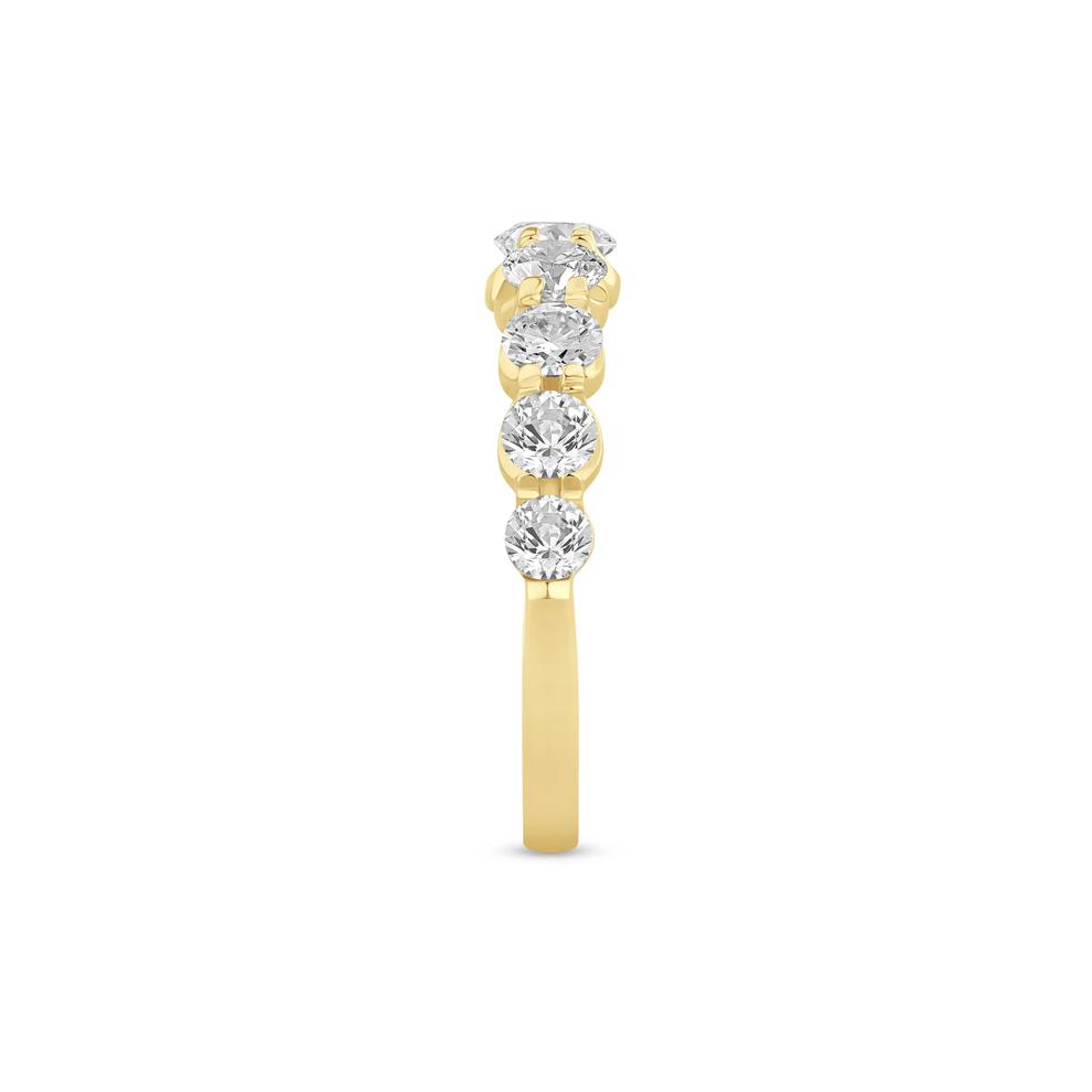 Lab Grown Diamond Shared-Prong Band in 14K Yellow Gold (1 1/2 ct. tw.) – Image 3 of 3