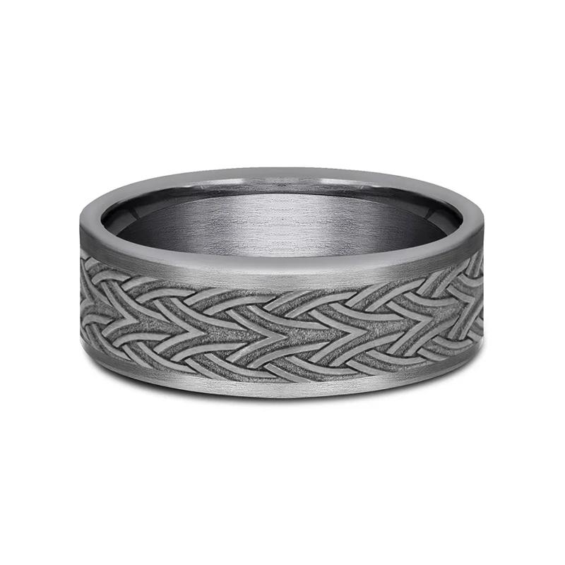 Men&rsquo;s Tantalum Celtic Arrow Knot Band, 7MM – Image 1 of 3
