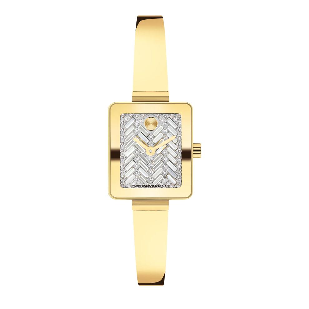 Ladies' Mini Tank Watch in Gold-Tone Stainless Steel, 23mm – Image 1 of 3