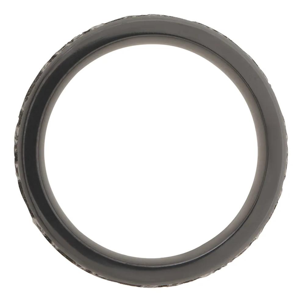 Men&rsquo;s Tree Wedding Band in Cobalt &amp; Black Zirconium, 8mm – Image 2 of 4