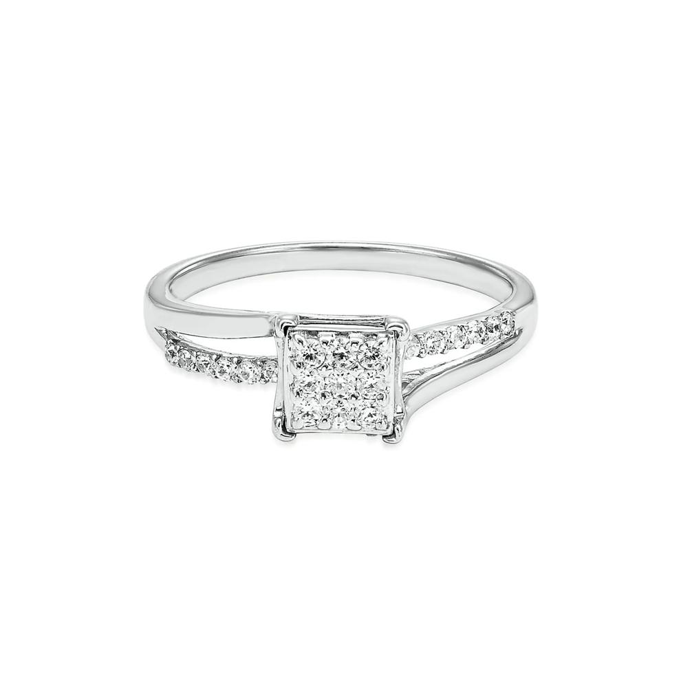 1/4 ct. tw. Diamond Ring in Sterling Silver – Image 1 of 3