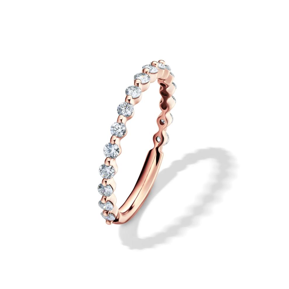 Lab Grown Diamond Wedding Band in 14K Rose Gold (1/2 ct. tw.) – Image 4 of 4