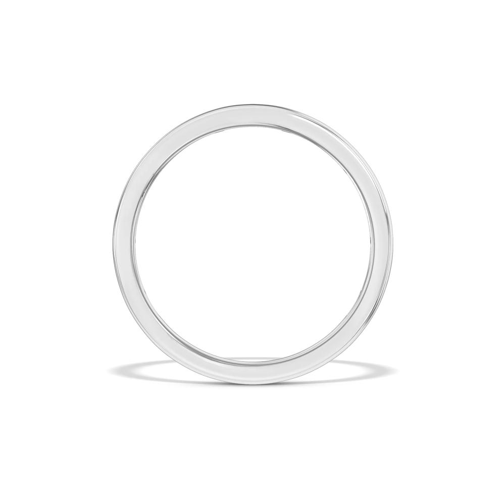 Lab Grown Diamond Bold Stacked Open Band in 10K White Gold (1/5 ct. tw.) – Image 2 of 4