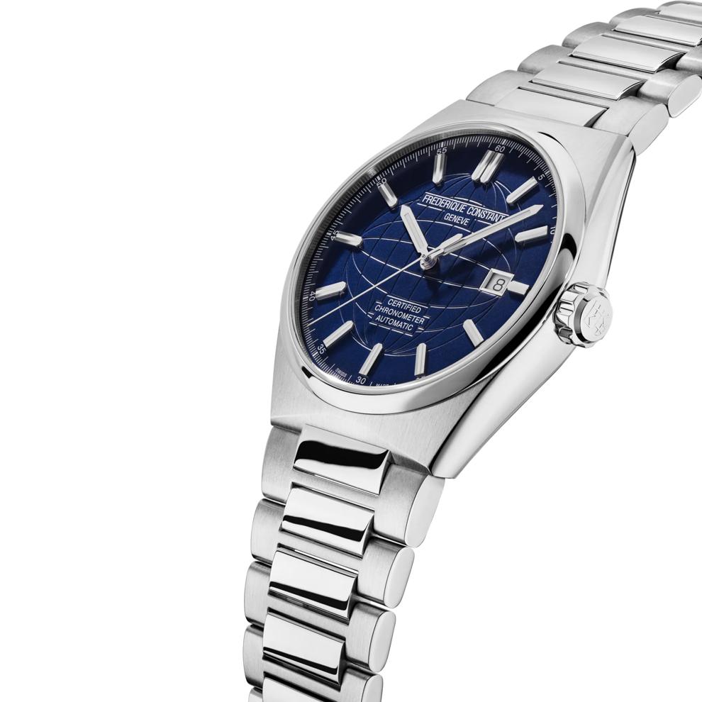 Men's Highlife Watch With Blue Dial and Stainless Steel Bracelet – Image 3 of 3