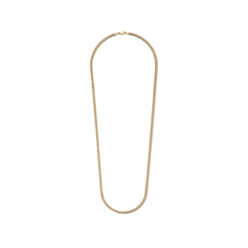 Miami Cuban Chain in 14K Yellow Gold, 3.5MM, 24&rdquo; – Image 2 of 4