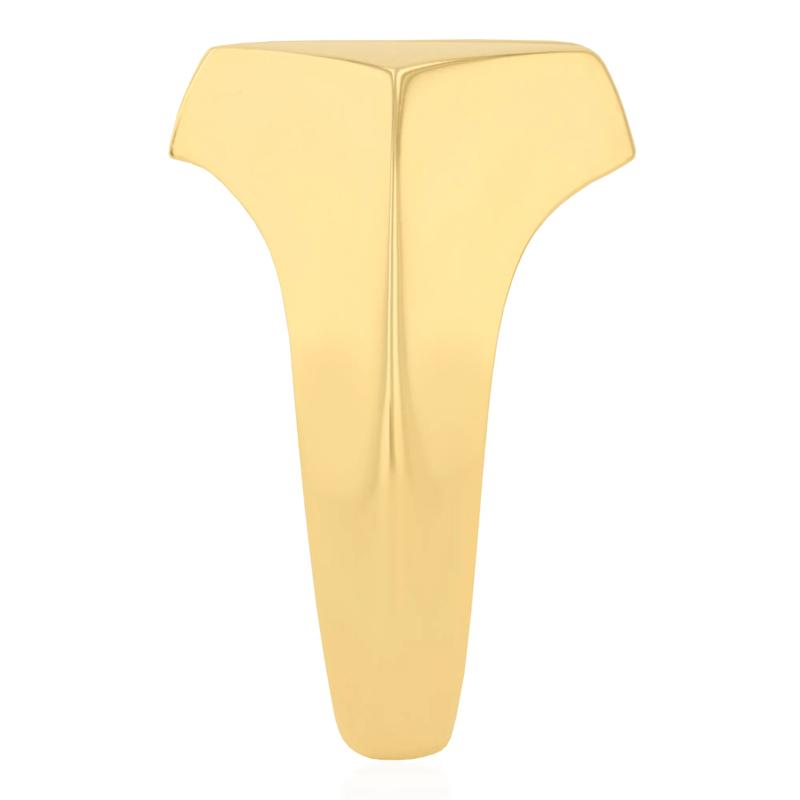 Men&#39;s Split Center Tapered Ring in Vermeil – Image 3 of 3