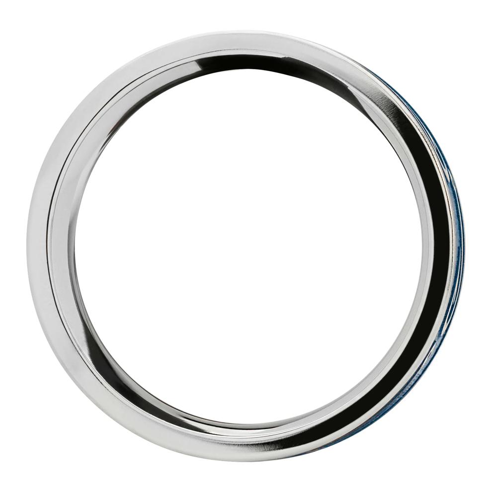 Men's Fish Hook Band in Cobalt Chrome, 7MM – Image 2 of 3