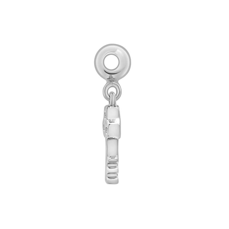 Antique Key Bead Charm in Sterling Silver – Image 2 of 3