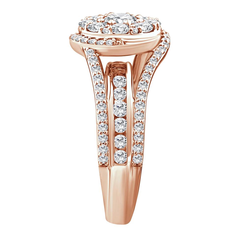 Diamond Composite Engagement Ring in 10K Rose Gold (1 3/4 ct. tw.) – Image 3 of 3