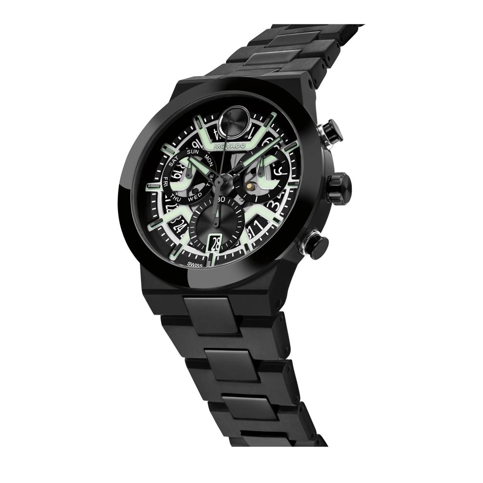 Men's Fusion Watch in Black-Tone Stainless Steel, 45mm – Image 2 of 3