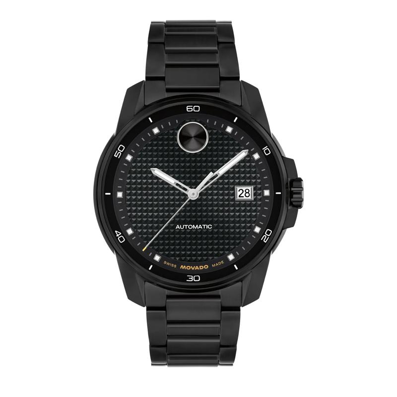 Men&rsquo;s Bold Verso Watch in Black Ion-Plated Stainless Steel. – Image 1 of 3