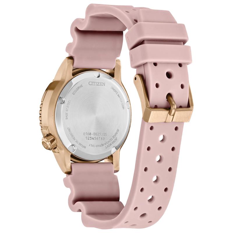Ladies&#39; Promaster Dive Watch in Blush Polyurethane and Stainless Steel, 37MM – Image 3 of 3