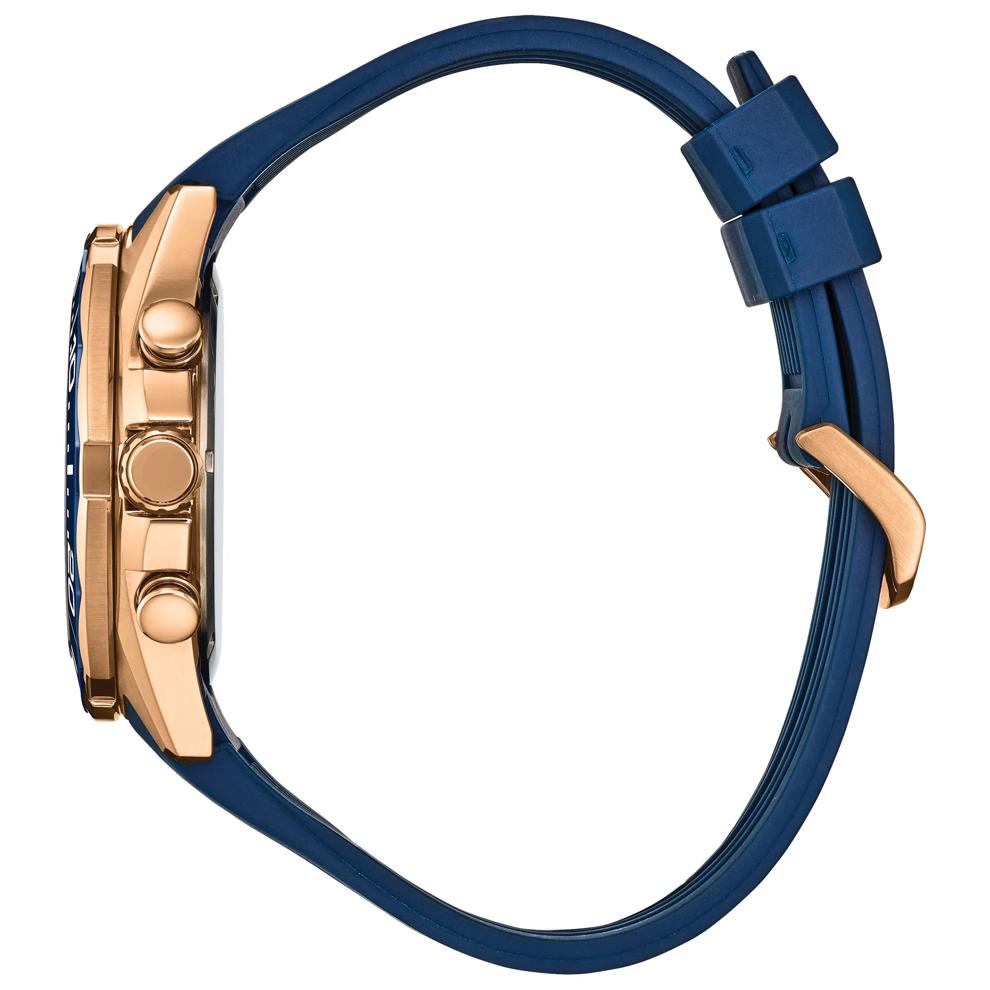 Men's Endeavor Chrono Watch With a Blue Polyurethane Strap – Image 2 of 3