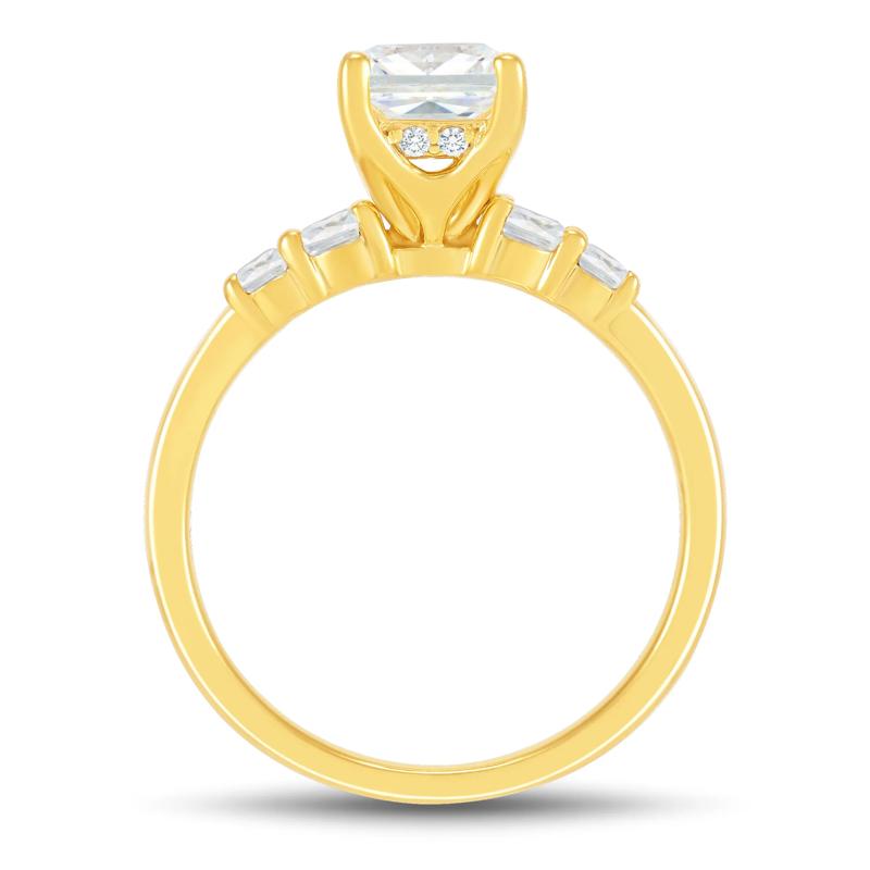 Lab Grown Diamond Engagement Ring in 14K Yellow Gold &#40;2 1/3 ct. tw.&#41; – Image 2 of 3