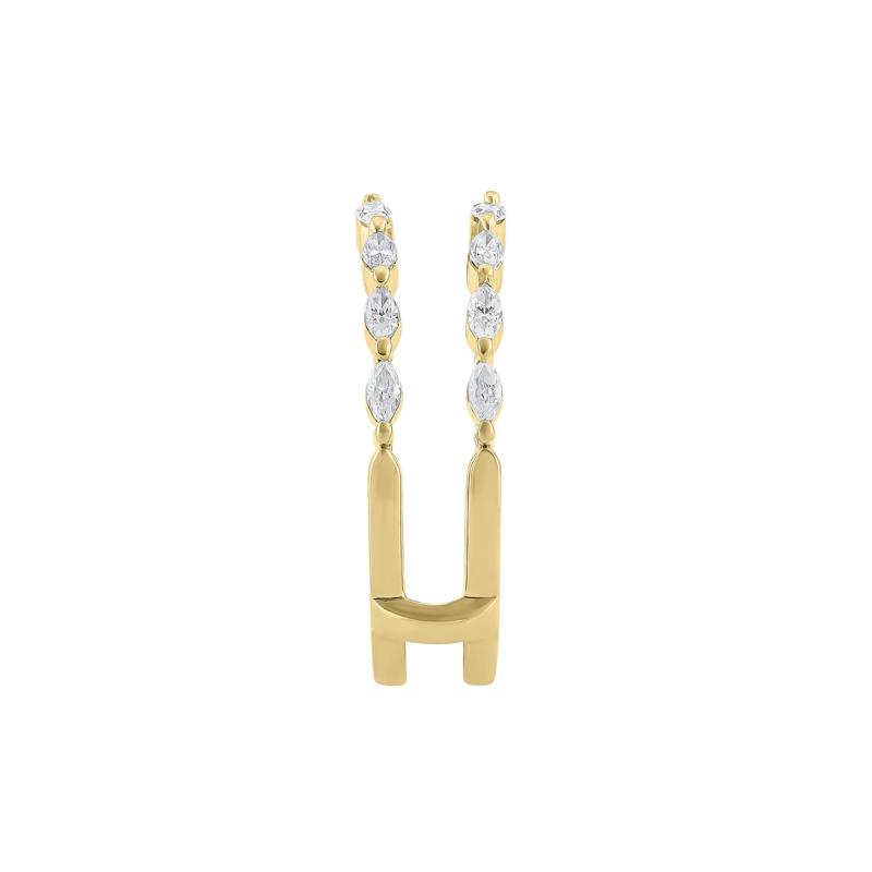 Lab Grown Diamond Marquise-Shaped Ring Insert in 14K Yellow Gold &#40;1/2 ct. tw.&#41; – Image 3 of 3