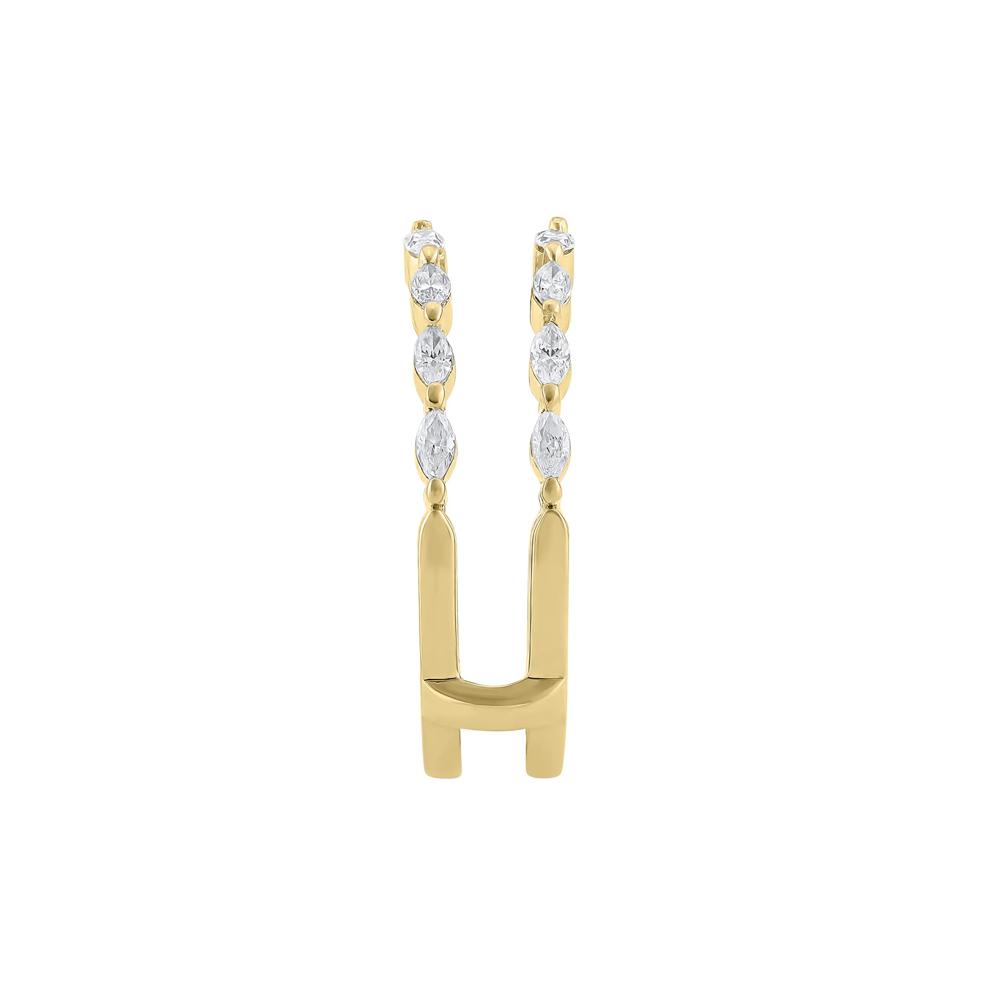 Lab Grown Diamond Marquise-Shaped Ring Insert in 14K Yellow Gold (1/2 ct. tw.) – Image 3 of 3