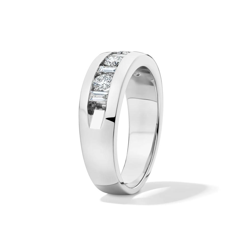 Men's 1 ct. tw. Diamond Band in 10K White Gold – Image 3 of 4
