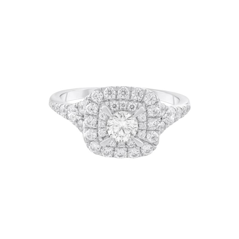 Diamond Engagement Ring in 14K White Gold &#40;1 ct. tw.&#41; – Image 1 of 3