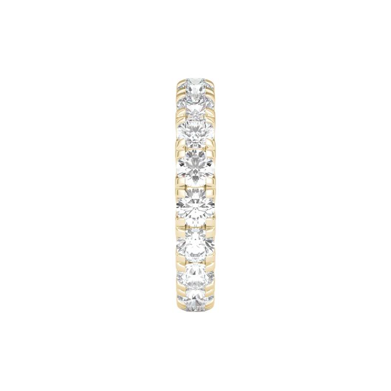 Lab Grown Diamond Comfort Fit Eternity Band in 14K Yellow Gold &#40;3 ct. tw.&#41; – Image 3 of 3