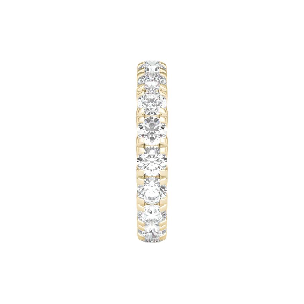 Lab Grown Diamond Comfort Fit Eternity Band in 14K Yellow Gold (3 ct. tw.) – Image 3 of 3