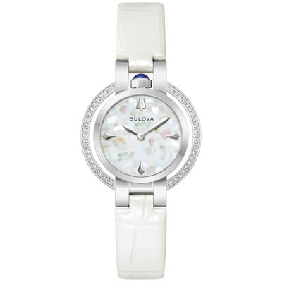 Ladies' Rubaiyat Watch in White Leather