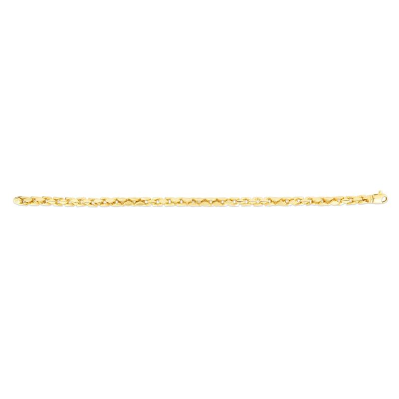 Box Link Chain Bracelet in 14K Yellow Gold, 8.25&quot; – Image 2 of 2