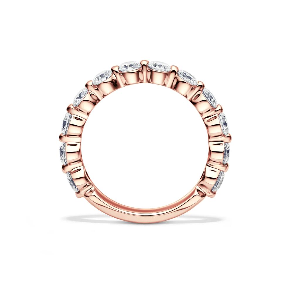 Lab Grown Diamond Wedding Band in 14K Rose Gold (1 1/2 ct. tw.) – Image 2 of 4